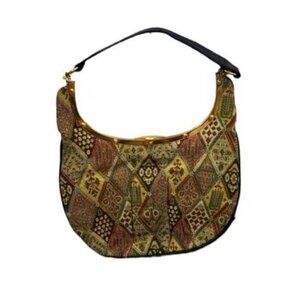 Vintage 50s 60s Rosenfeld Tapestry Handbag